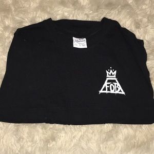 Fall out boy tour band long sleeve T-shirt